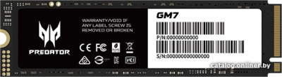 SSD Acer Predator GM7 1TB BL.9BWWR.118  купить в интернет-магазине X-core.by