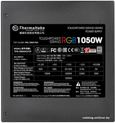 Блок питания Thermaltake Toughpower Grand RGB 1050W Platinum  купить в интернет-магазине X-core.by