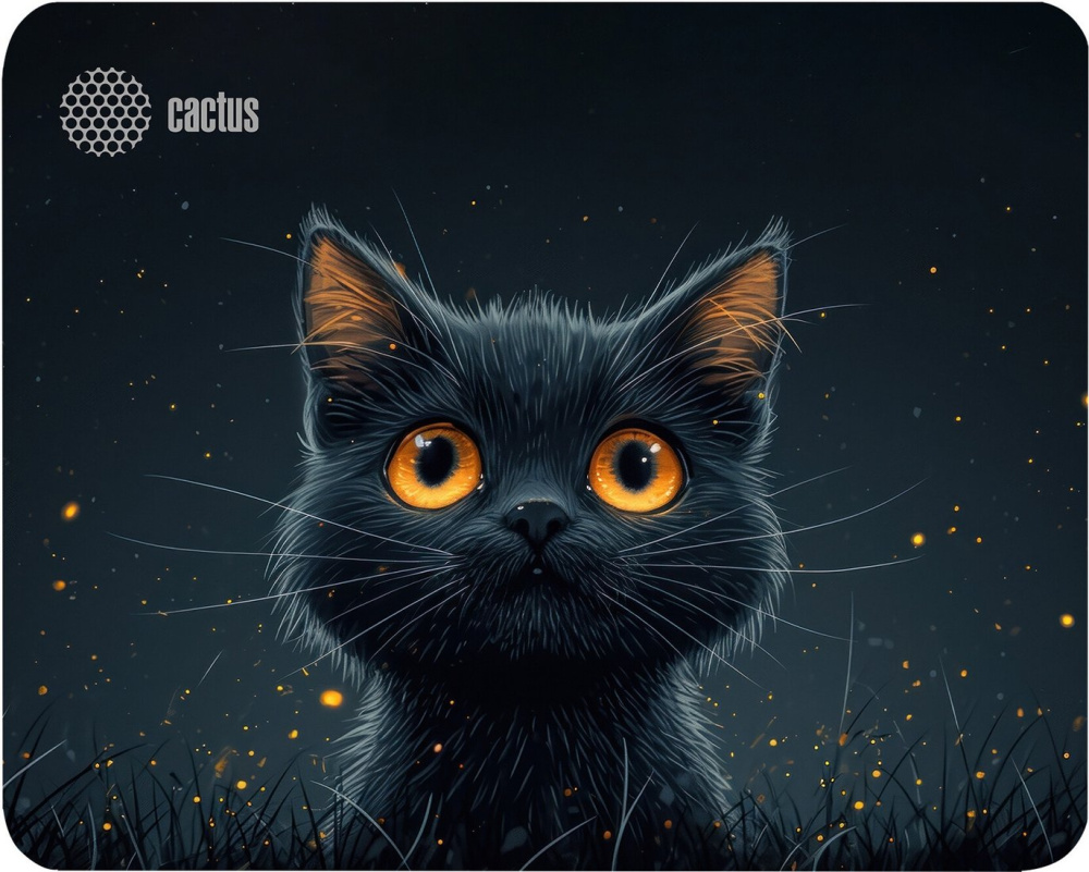 Коврик для мыши CACTUS Black Cat CS-MPC-D09S