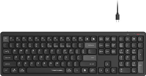 Клавиатура A4Tech Fstyler FBX55C (черный)