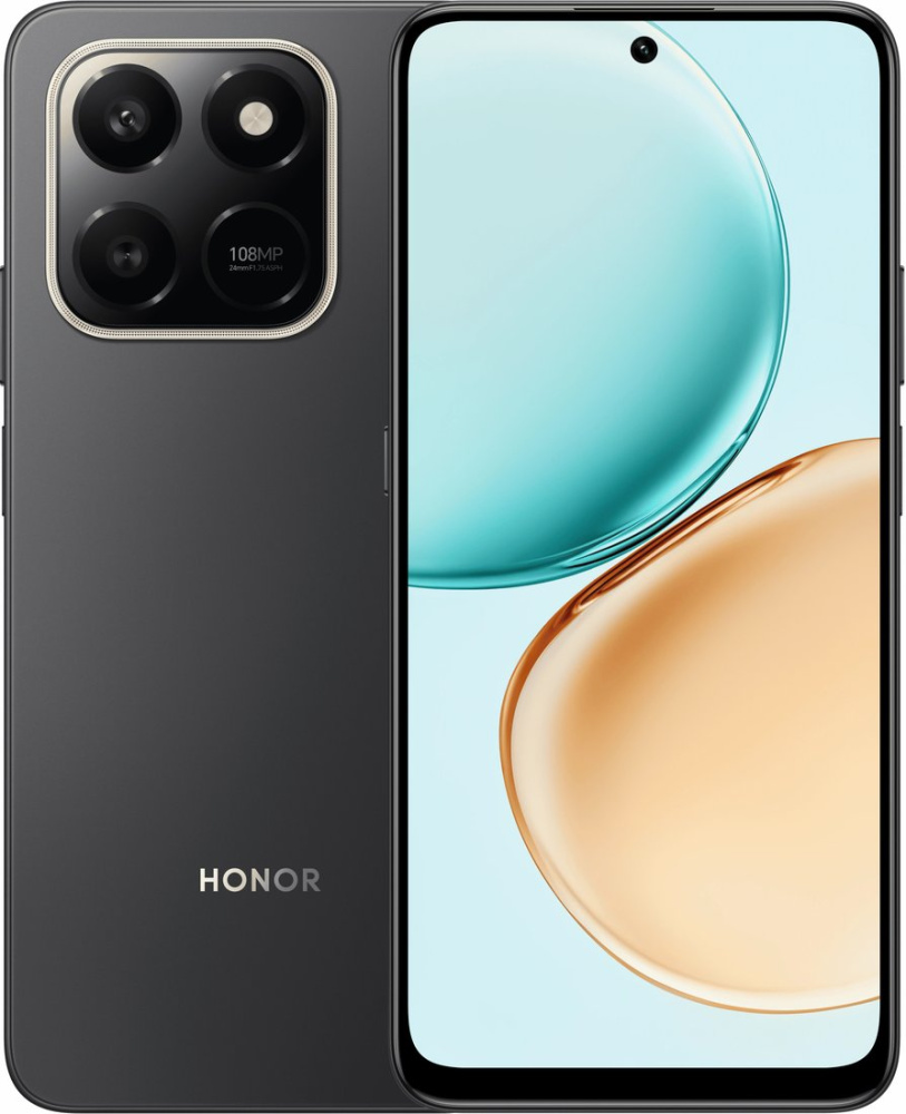 Телефон HONOR X7d LGN-LX1 8GB/256GB международная версия (вельветовый черный)