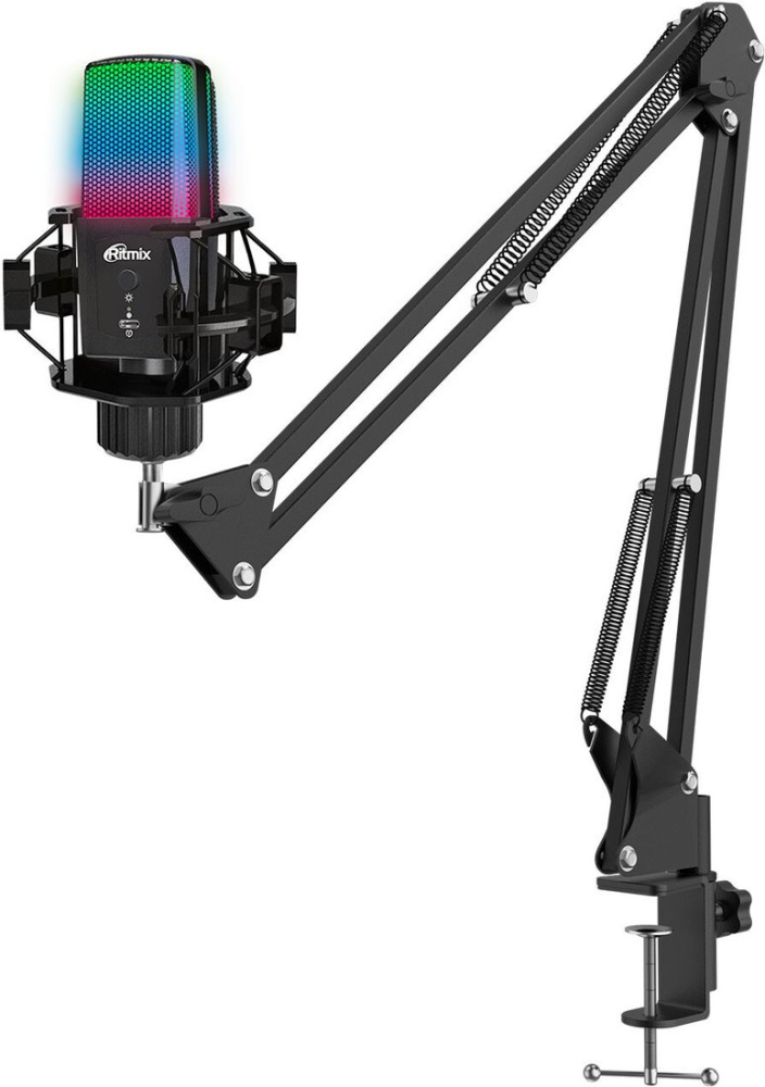 Проводной микрофон Ritmix RDM-270 (черный)