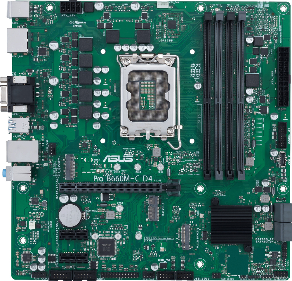 Материнская плата ASUS Pro B660M-C D4-CSM