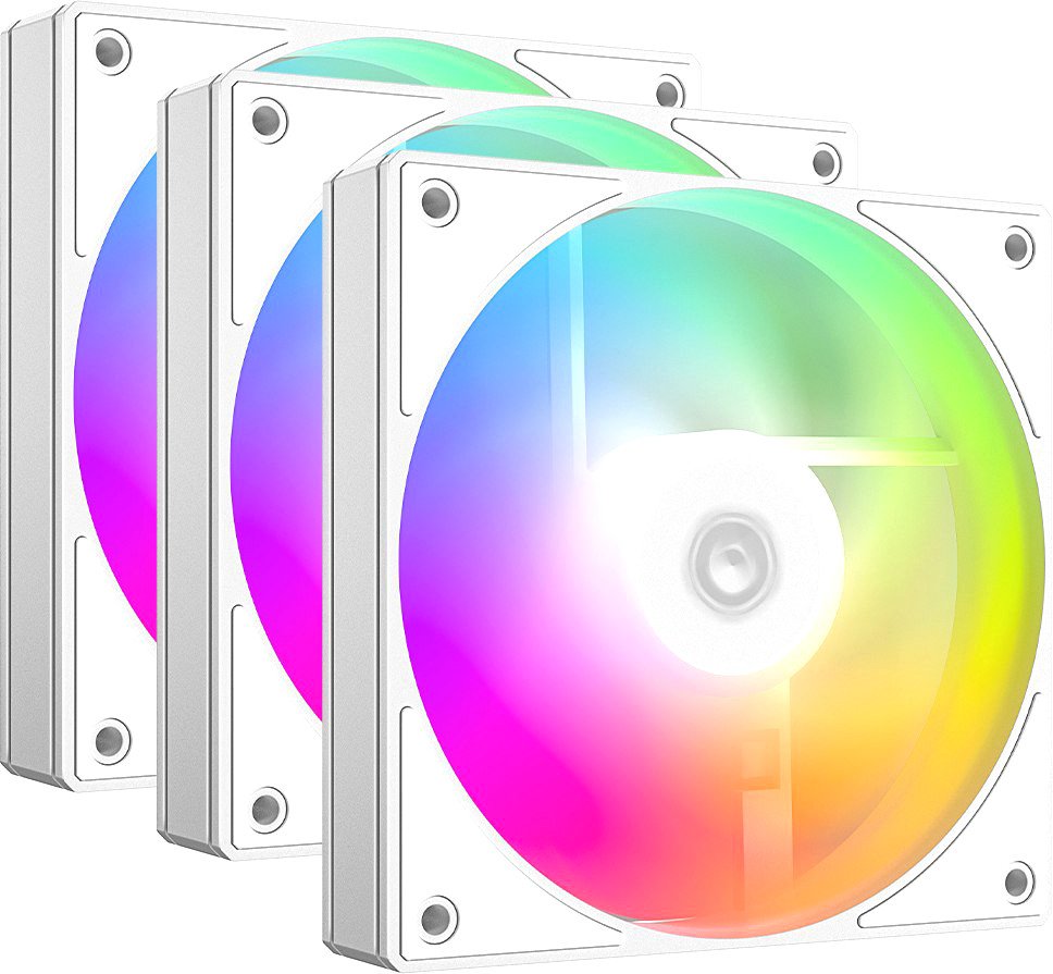 Набор вентиляторов ID-Cooling AS-120-ARGB-W Trio