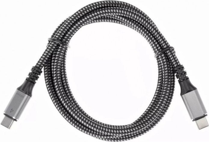 Кабель VCOM CU540M-1.2M USB4 - USB4 (1.2 м, черный)