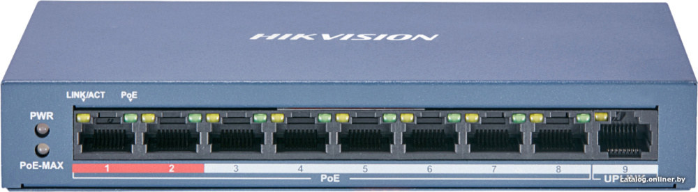 Неуправляемый коммутатор Hikvision DS-3E0109P-E/M(B)