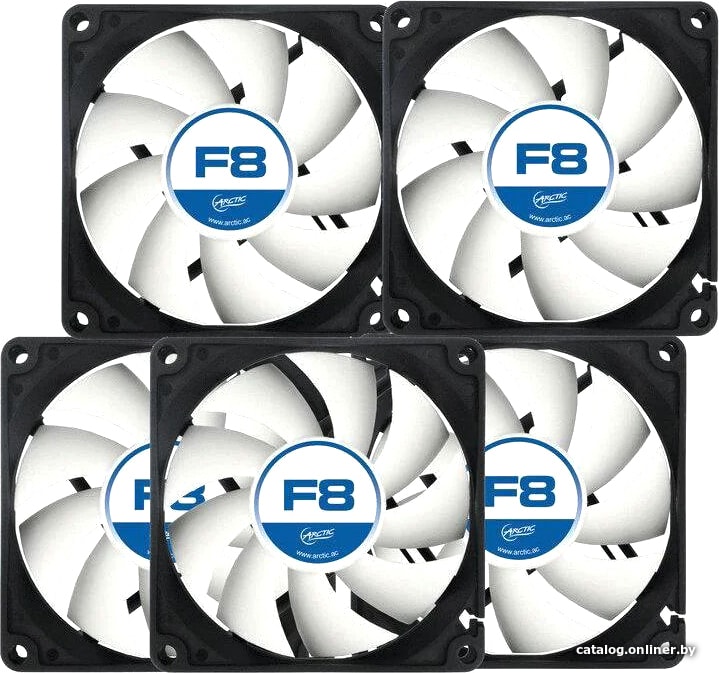 Вентилятор для корпуса Arctic F8 PWM PST Value Pack (5 шт) ACFAN00064A
