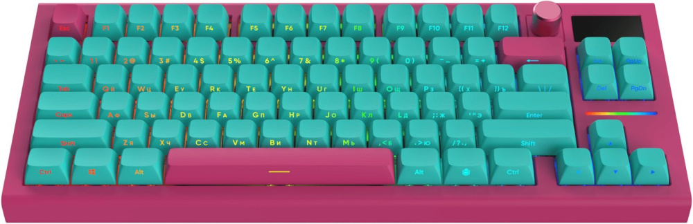 Клавиатура IO by Red Square Type 84 Pro g3ms Aquamarine (бирюзовый/розовый)