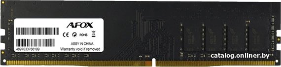 Оперативная память AFOX 4ГБ DDR4 3200 МГц AFLD44PK1C