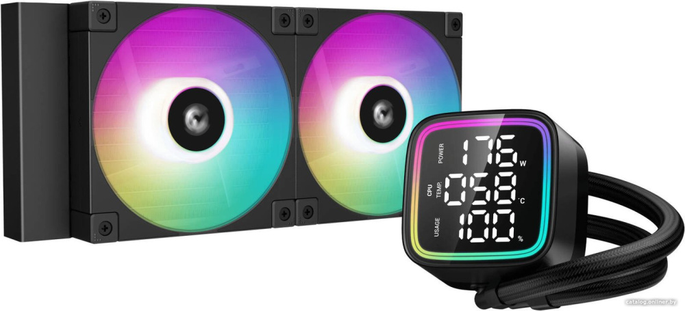 Жидкостное охлаждение для процессора DeepCool LD240 R-LD240-BKMSN-G-1