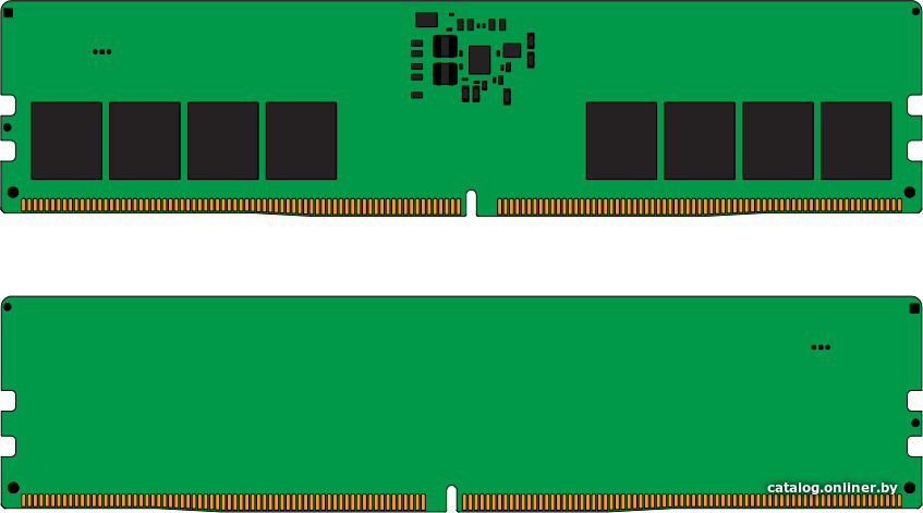 Оперативная память Kingston ValueRam 2x16ГБ DDR5 5200 МГц KVR52U42BS8K2-32