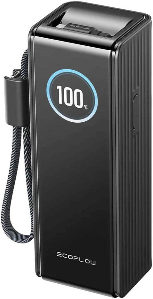 Внешний аккумулятор EcoFlow Rapid 25000mAh (с кабелями 100 Вт, 170 Вт, черный)