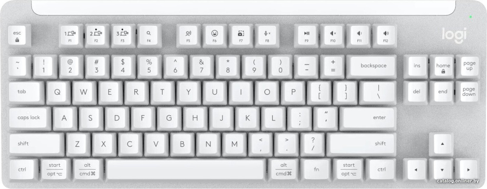 Клавиатура Logitech K855 920-011071 (серебристый, с гравировкой)