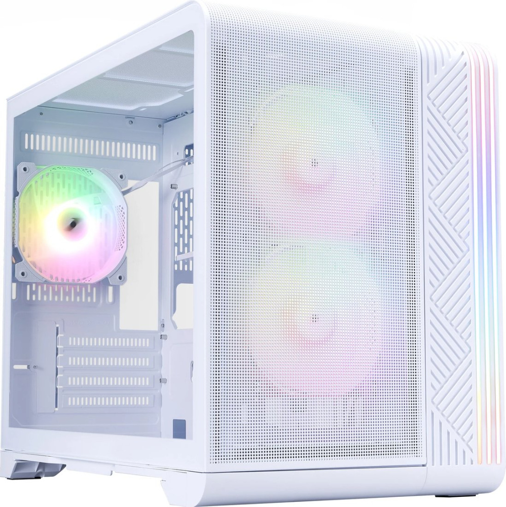 Корпус 1stPlayer VT6 (с тремя вентиляторами F7, белый)