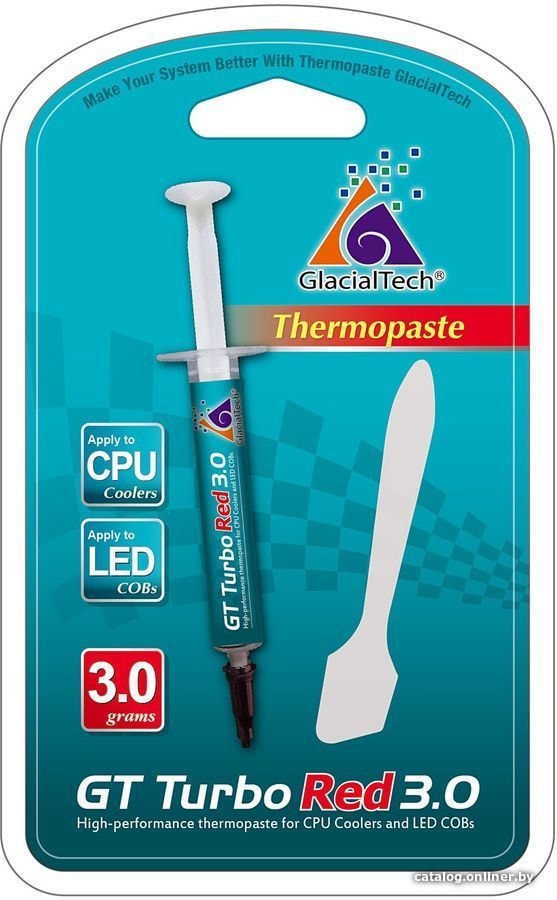 Термопаста GlacialTech GT Turbo Red 3.0 (3 г)