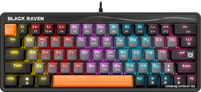 Клавиатура Defender Black Raven GK-417 45416