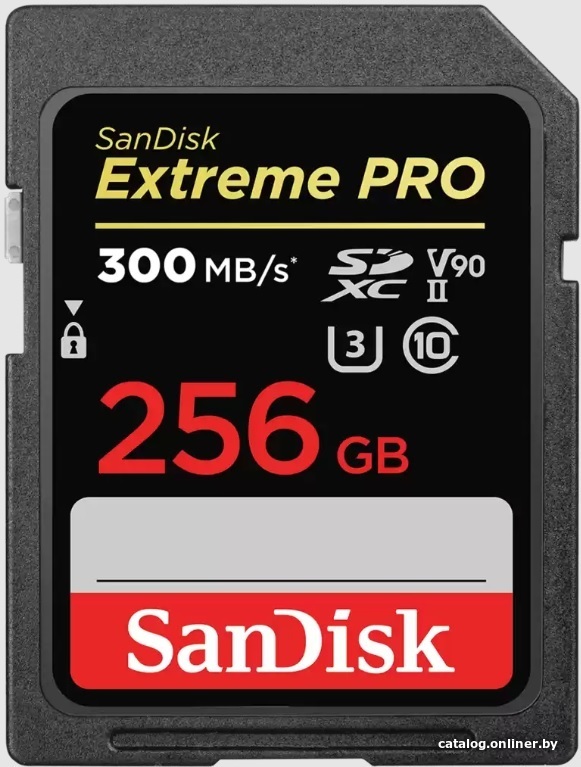 Карта памяти SanDisk Extreme Pro V90 SDXC 256GB SDSDXDK-256G-GN4IN