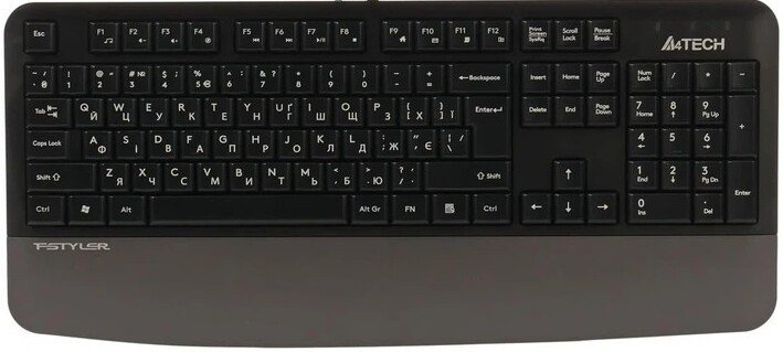 Клавиатура A4Tech Fstyler FK20 (темно-серый)