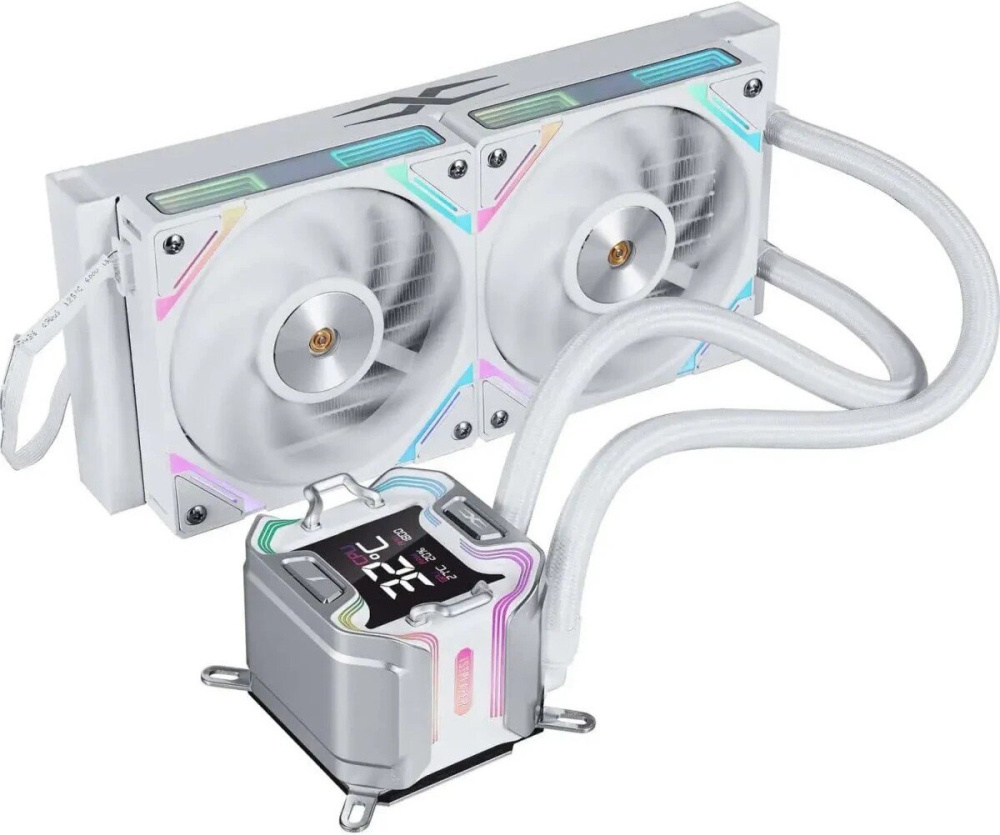 Система жидкостного охлаждения для процессора 1stPlayer X-240E (белый)