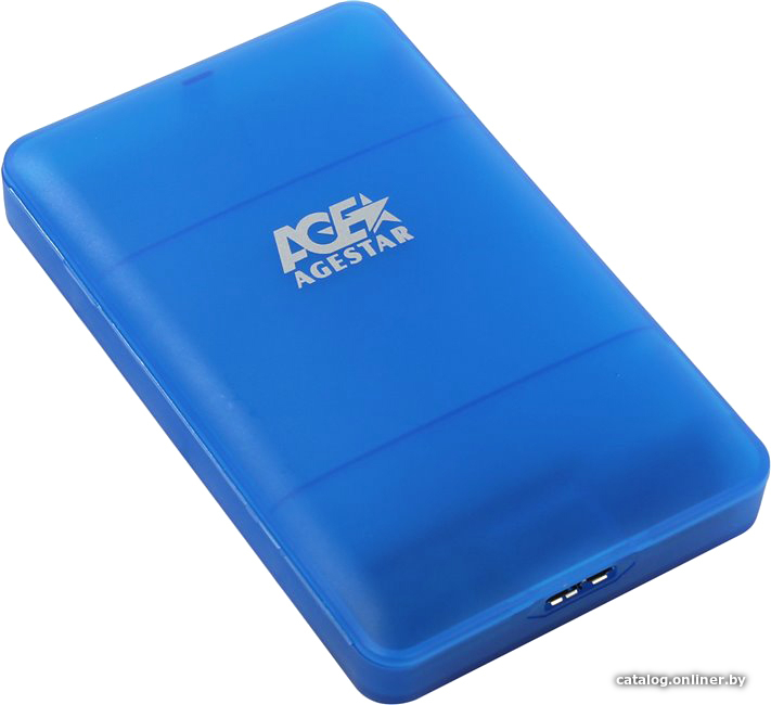 Бокс для жесткого диска AgeStar 3UBCP3 (синий)