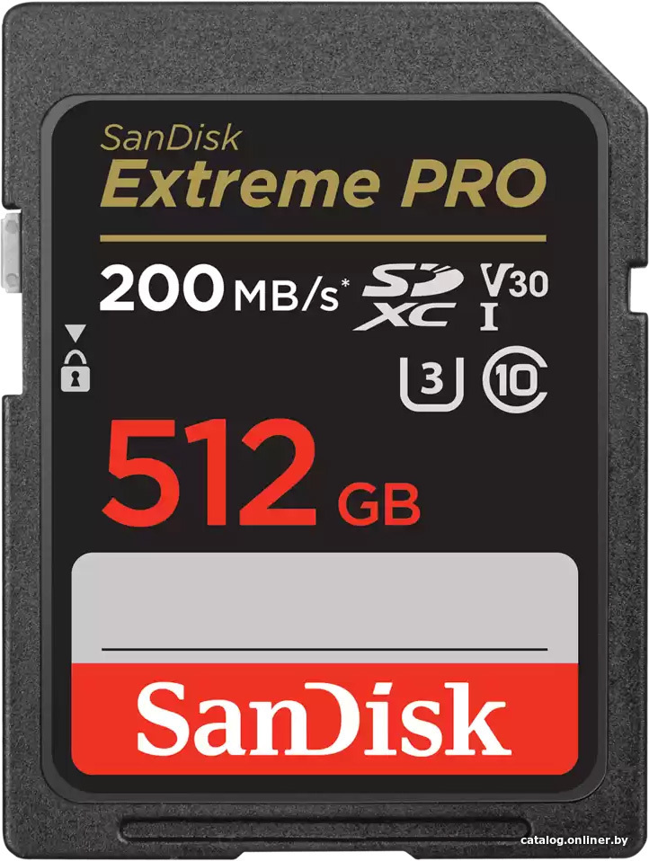 Карта памяти SanDisk Extreme PRO SDXC SDSDXXD-512G-GN4IN 512GB