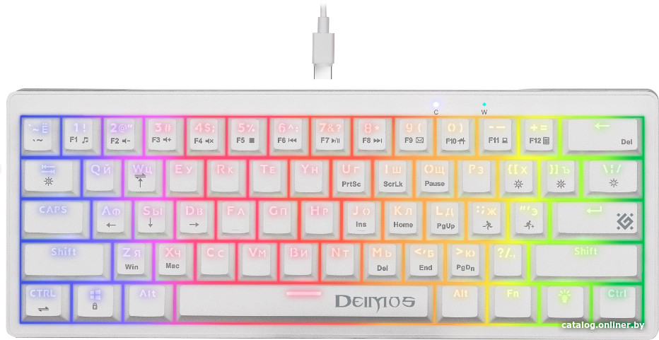 Клавиатура Defender Deimos GK-303 (белый)
