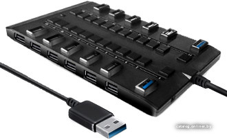 USB-хаб Ginzzu GR-328UAB