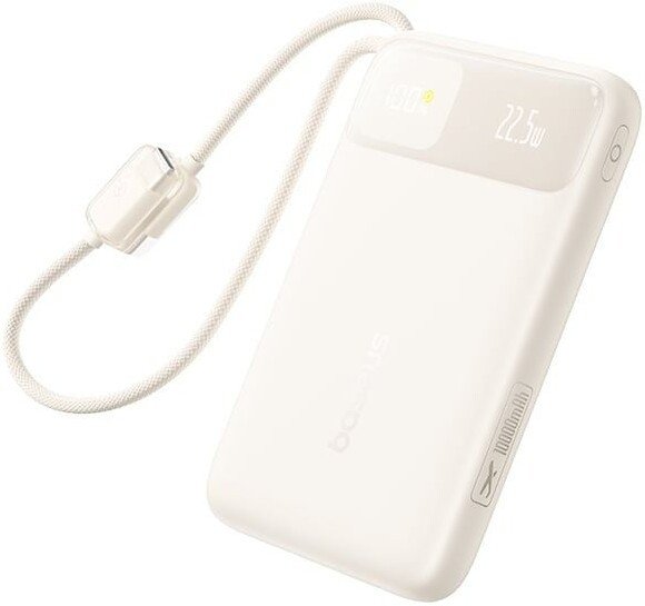 Внешний аккумулятор Baseus EnerFill FC11 10000mAh 22.5W (бежевый)