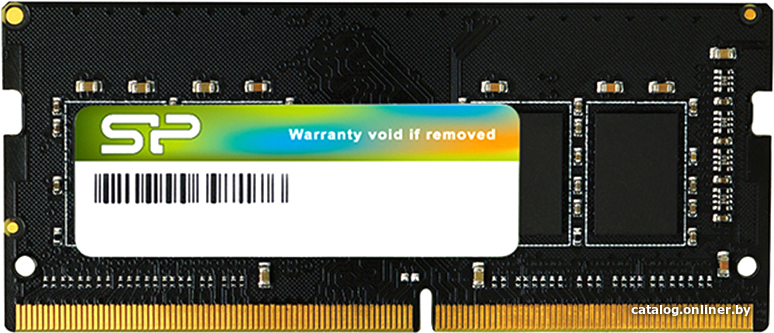 Оперативная память Silicon-Power 16ГБ DDR4 SODIMM 2666 МГц SP016GBSFU266X02