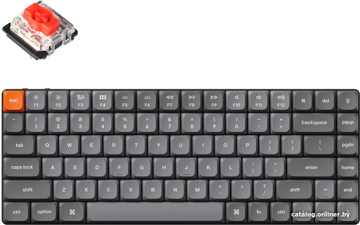 Клавиатура Keychron K3 Max RGB K3M-H1-RU (Gateron Low Profile Red)