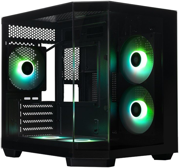 Корпус XASTRA QT400M 5ARGB-FC-C6-AC (черный)