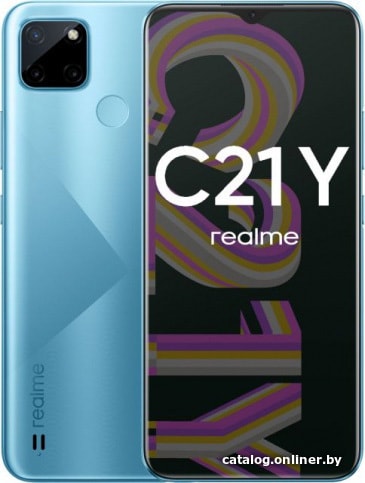Смартфон Realme C21Y RMX3263 4GB/64GB международная версия (голубой)