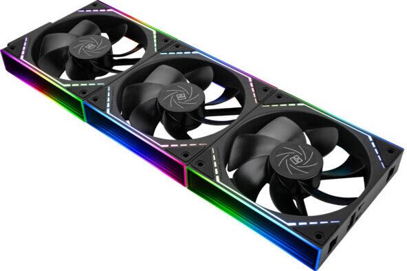 Комплект вентиляторов для корпуса Thermalright TL-M12QR X3 (черный)
