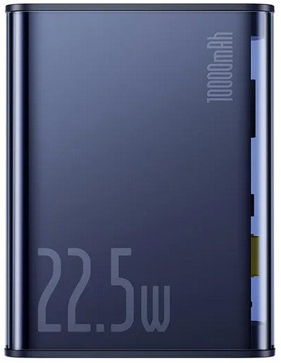 Внешний аккумулятор Baseus Explorer Series Digital Display Fast Charge 22.5W 10000mAh (синий)