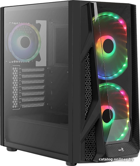 Корпус AeroCool NightHawk Duo-G-BK-v1