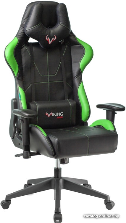 Кресло Zombie Viking 5 Aero (черный/зеленый)
