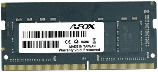 Оперативная память AFOX 4ГБ DDR4 SODIMM 2666 МГц AFSD44FK1P