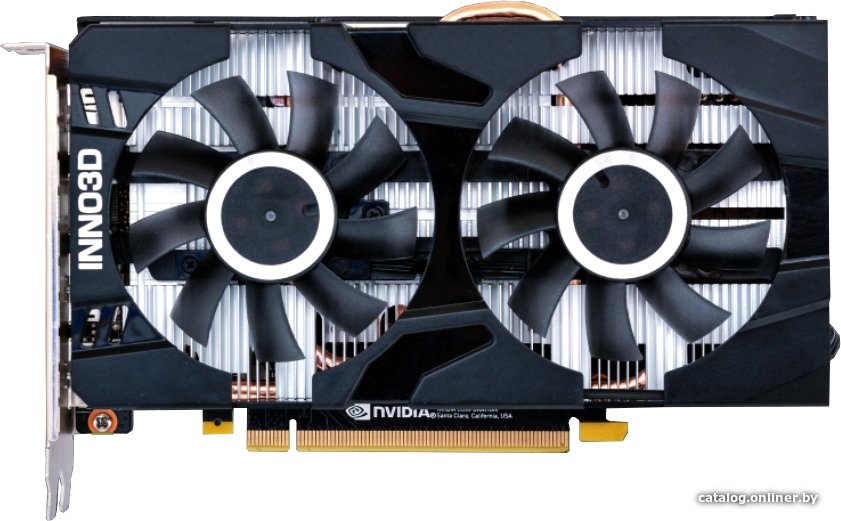 Видеокарта Inno3D GeForce GTX 1660 Ti Twin X2 6GB GDDR6 N166T2-06D6-1710VA15