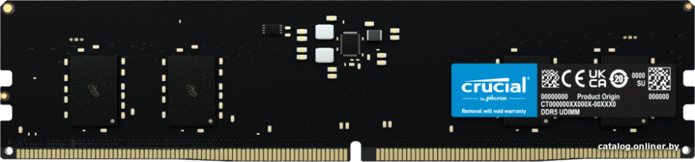 Crucial 16ГБ DDR5 4800 МГц CT16G48C40U5