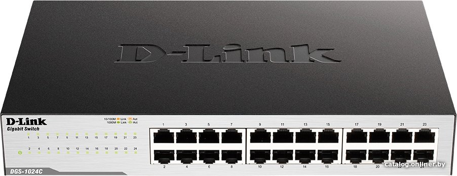 Неуправляемый коммутатор D-Link DGS-1024C/B1A