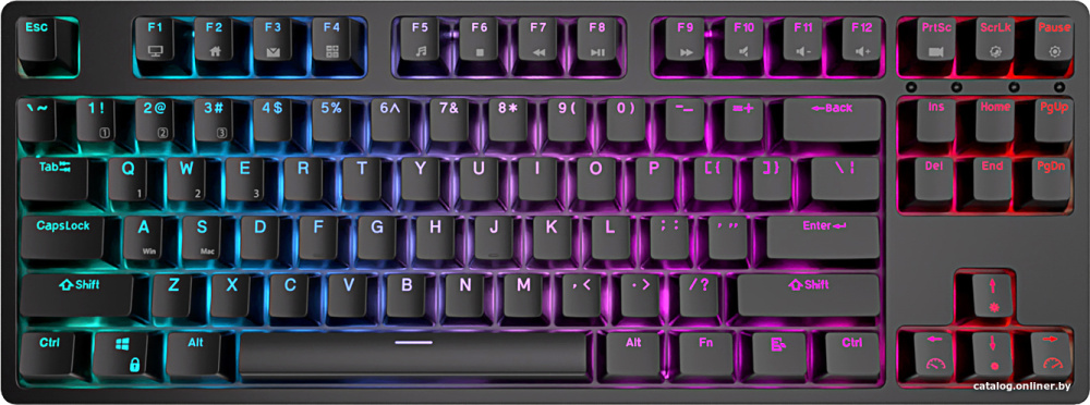 Клавиатура Royal Kludge RK87 RGB (черный, RK Red)