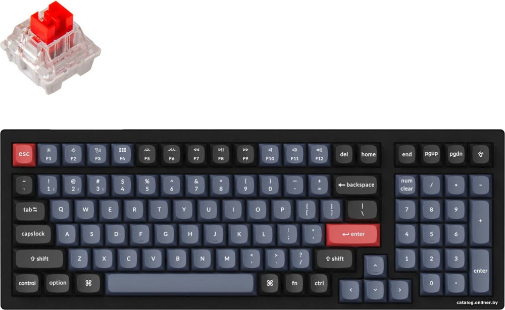 Клавиатура Keychron K4 Pro RGB K4P-H1-RU (Keychron K Pro Red)