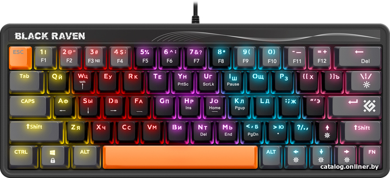 Клавиатура Defender Black Raven GK-417 45417