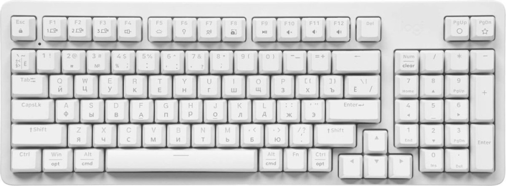 Клавиатура Logitech K868 920-013913 (белый, с гравировкой)