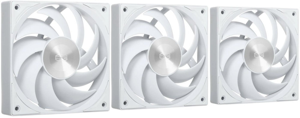 Вентилятор для корпуса PCCooler F5 R120 (белый, 3 шт.)
