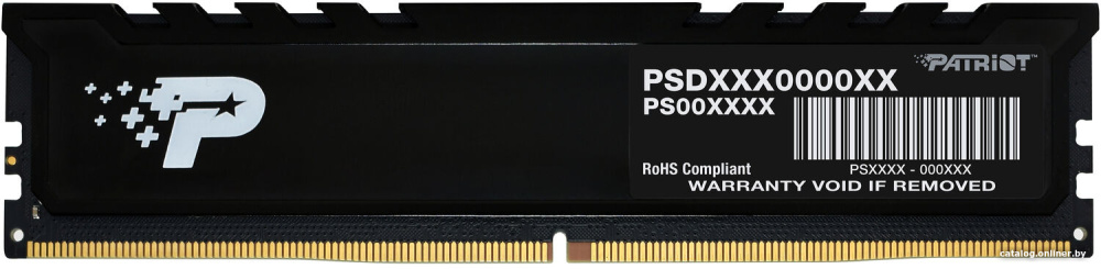 Patriot Signature Premium 16ГБ DDR5 5200МГц PSP516G520081H1