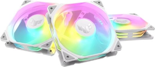 Комплект вентиляторов для корпуса ASUS TUF Gaming TR120 ARGB Triple Pack (белый)