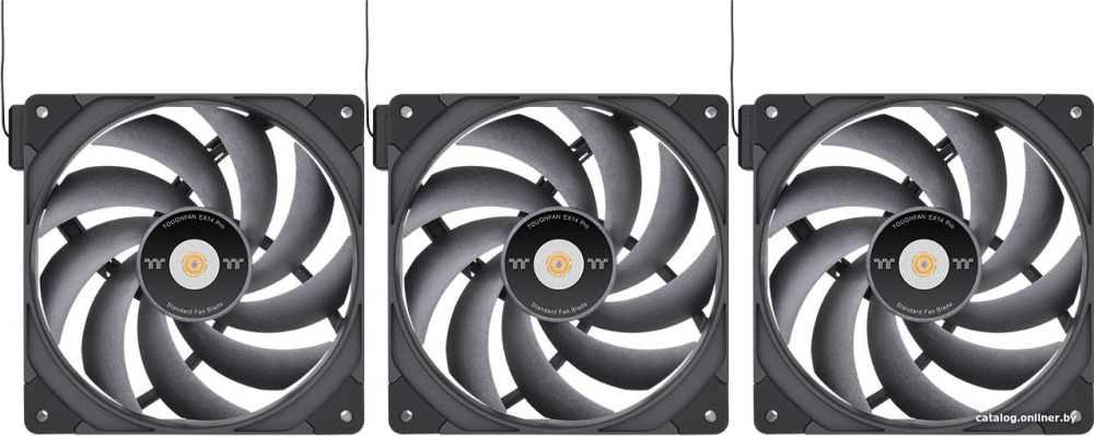 Набор вентиляторов Thermaltake Toughfan EX14 Pro 3-Fan Pack CL-F172-PL14BL-A