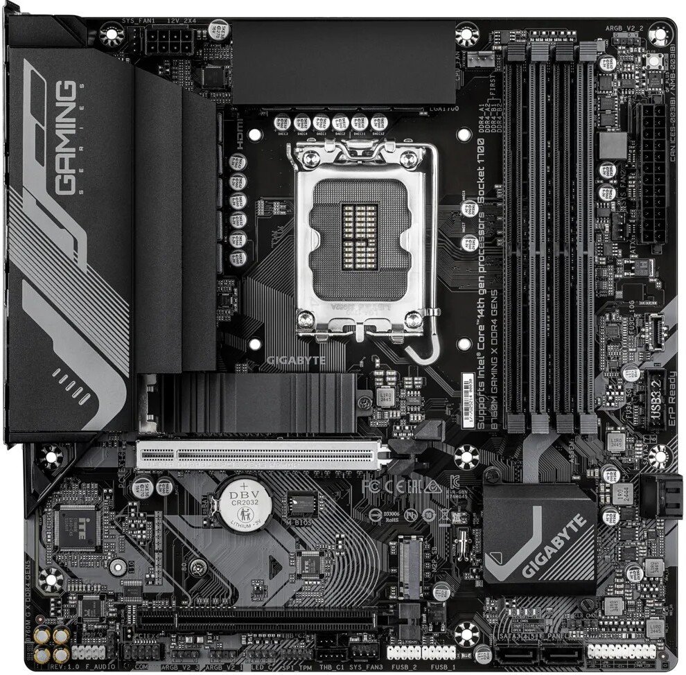 Материнская плата Gigabyte B760M Gaming X DDR4 Gen5