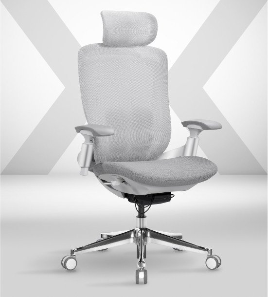 Офисное кресло SPARX Goat White (серый)